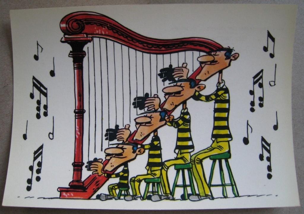 Les Dalton. Journal de Spirou Carte Postale Dupuis, Collections, Enlèvement ou Envoi, 1940 à 1960, Non affranchie, Autres thèmes