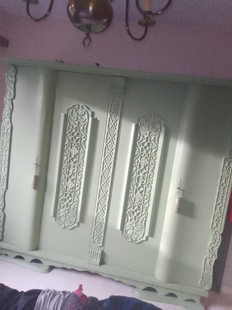 vintage slaapkamer ,grote staan lampadaire, Antiquités & Art, Enlèvement