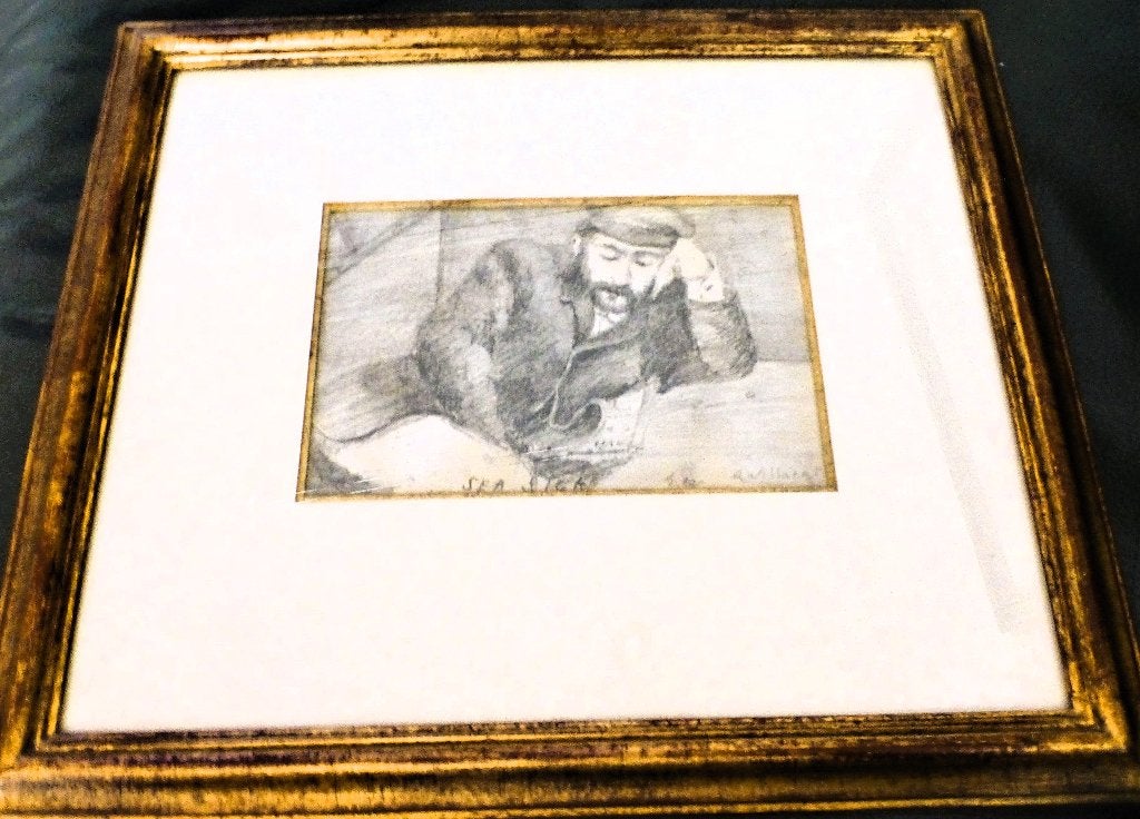 Willaert Robert (1878–1949) - originele potlood tekening, Maritiem / water, Bijzondere lijst, Ophalen of Verzenden, Tekening