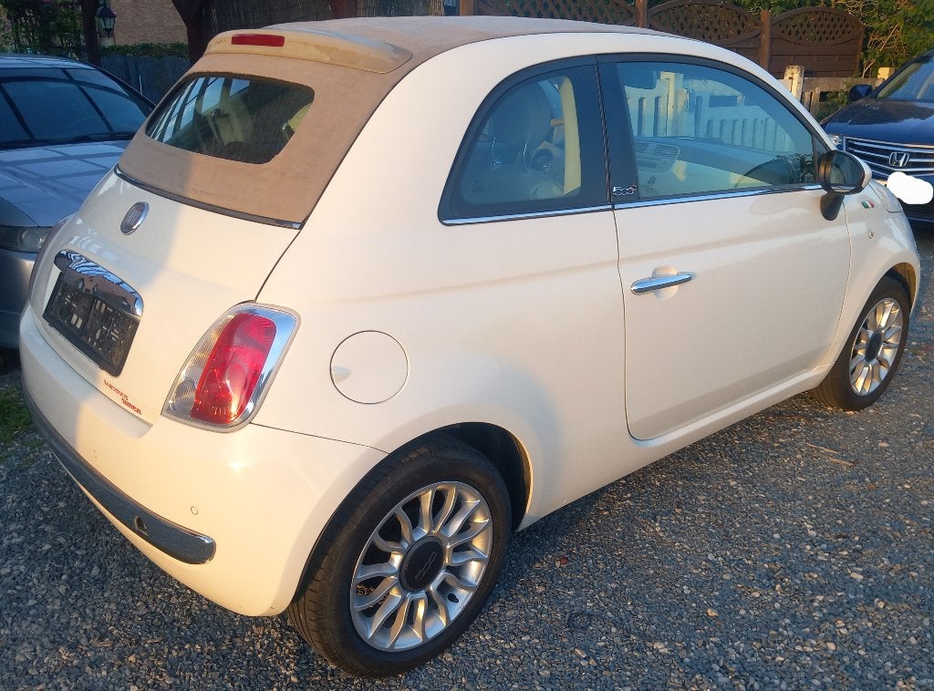 Fiat 500 cabrio 1.2benzine (12m garantie), Auto's, Fiat, Voorwielaandrijving, Euro 5, 4 cilinders, Cabriolet