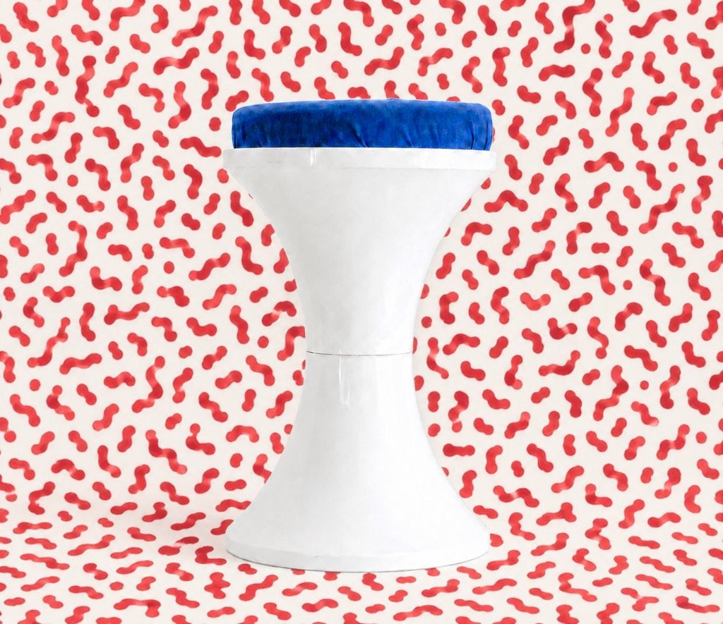 Tabouret Tam Tam - Vintage Space Age krukje, Ophalen of Verzenden