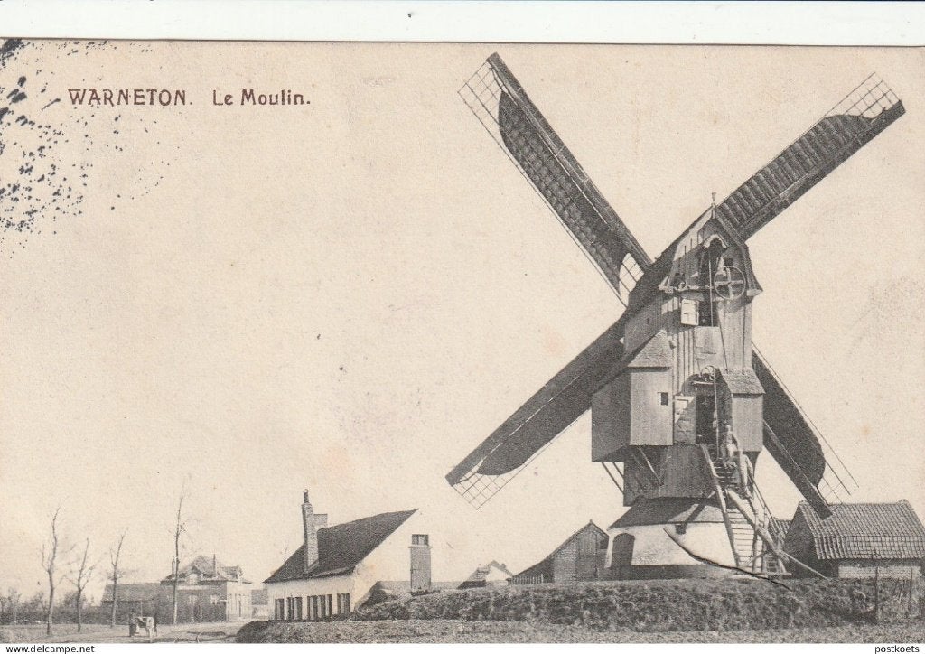 Warneton, Molen, Militaria, Verzamelen, Verzenden