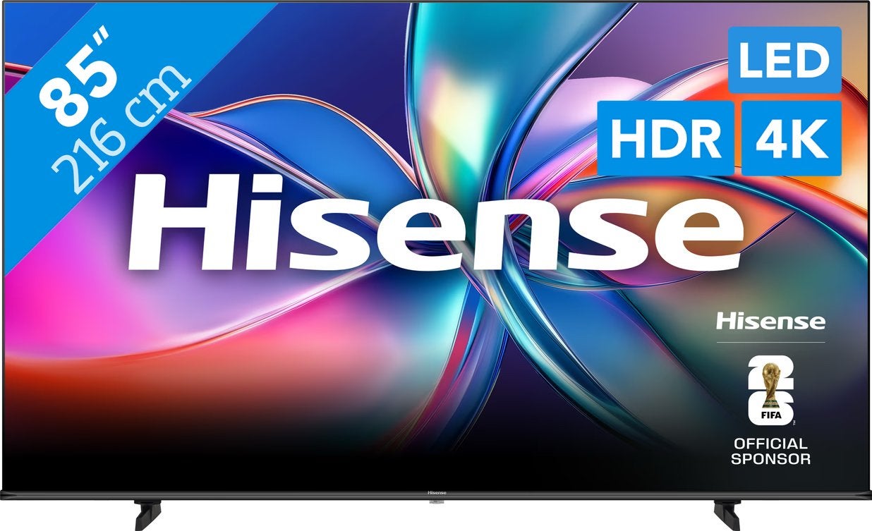 Hisense QLED tv 4K 85E7NQ pro 85 inch, Enlèvement, Comme neuf, QLED
