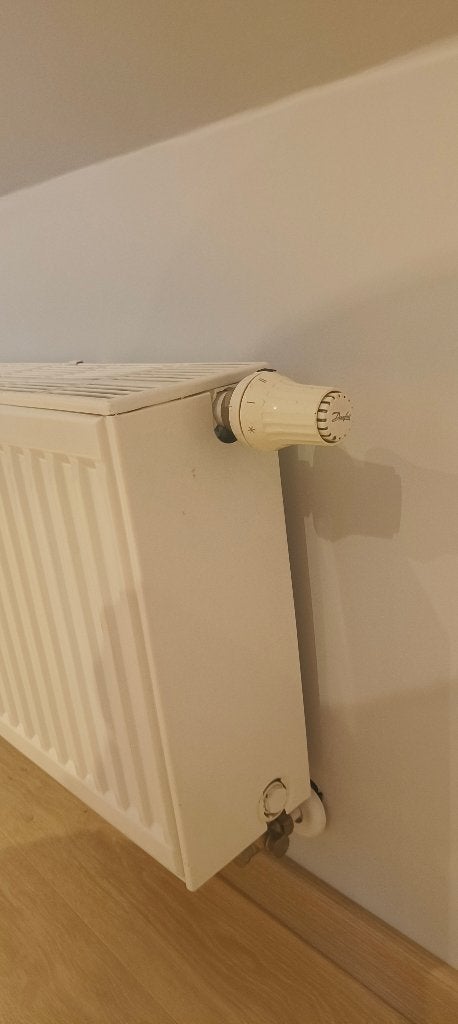 Radiator, wit dubbele lamel, Doe-het-zelf en Bouw, Verwarming en Radiatoren, Ophalen, 30 tot 80 cm, Gebruikt, Radiator