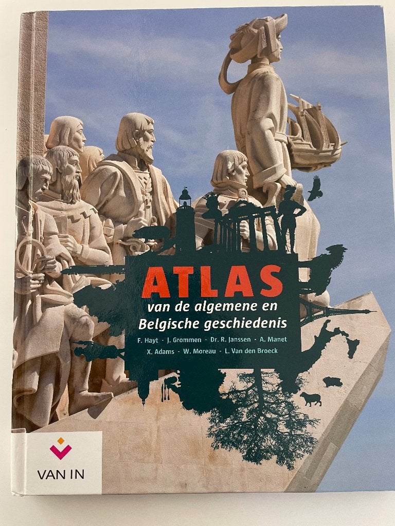 Atlas van de algemene en Belgische geschiedenis, Livres, Histoire mondiale, Enlèvement, Comme neuf