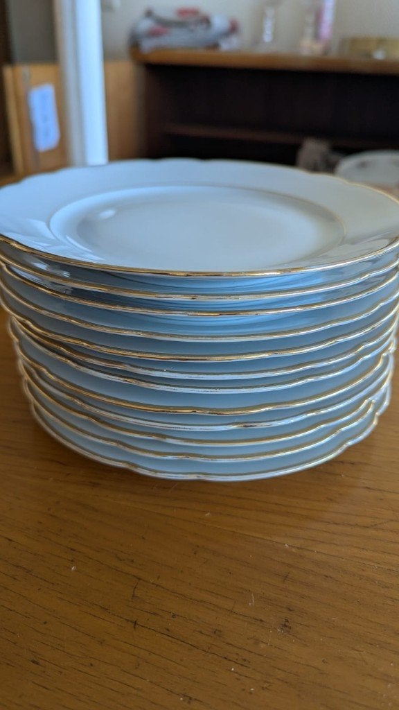 12 assiettes creuses Seltmann Weiden "Renate", Enlèvement