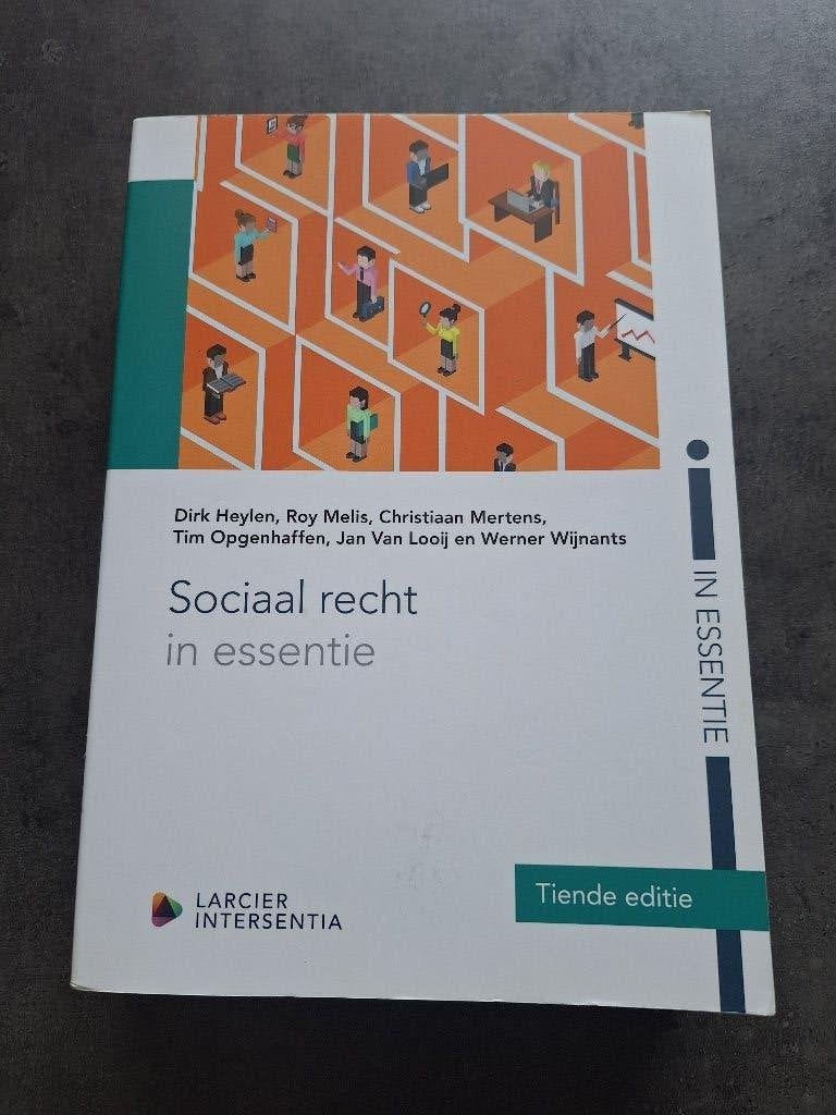Sociaal recht in essentie, Larcier Intersentia, Autres niveaux, Comme neuf, Enlèvement