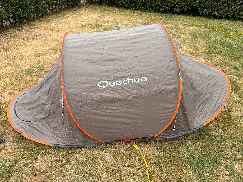 Quechua 1 Second Simple Pop up kampeer tent, Caravanes & Camping, Tentes, Enlèvement ou Envoi, Utilisé, Jusqu'à 2