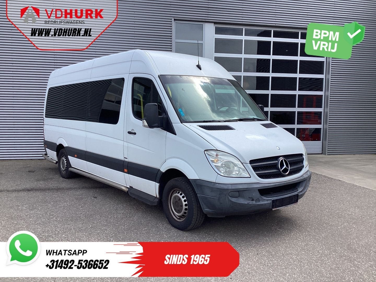 Mercedes-Benz Sprinter 313 2.2 CDI L3H2 €8.773 Incl. BTW BPM, 207 g/km, Airconditioning, Wit, Mercedes-Benz