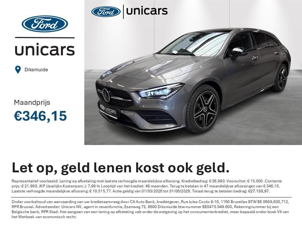 Mercedes-Benz CLA Shooting Brake CLA 250 e AMG Line Pano - M, CLA, Stof, 4 cilinders, 16 kWh