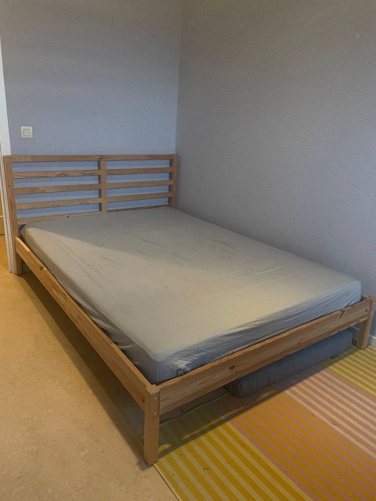 Tweepersoons bed 140cmx200cm, Autres couleurs, Enlèvement, 200 cm, Bois