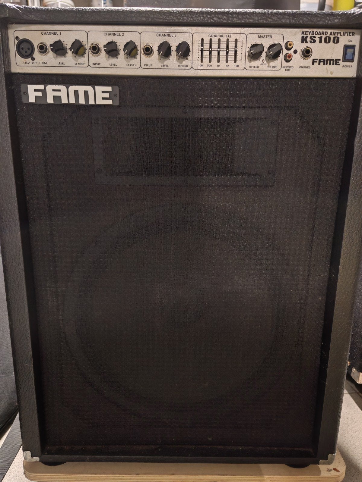 Fame KS100 Keyboard Amplifier, Muziek en Instrumenten, Keyboards, Ophalen, Gebruikt, Overige merken