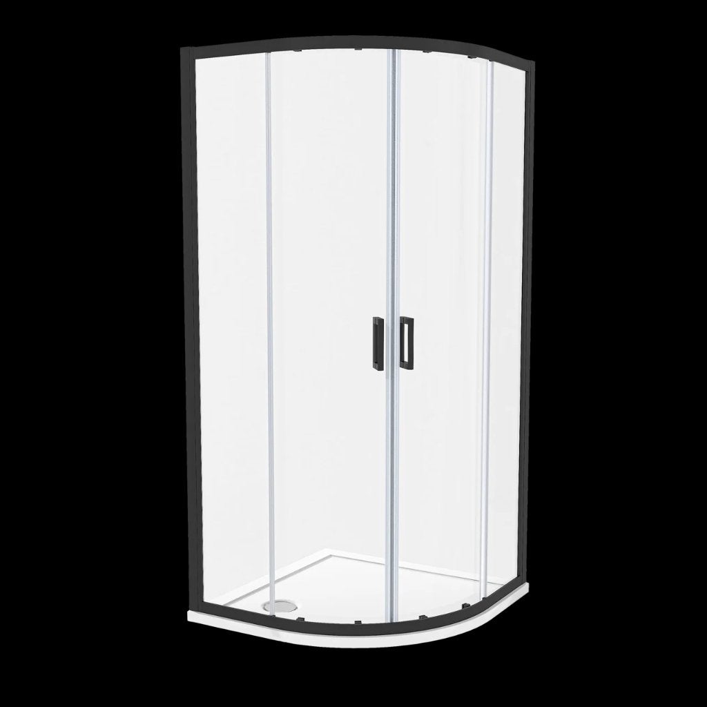 Dubbele douchedeur (kwartrond), Doe-het-zelf en Bouw, Sanitair, Nieuw, Douche, Glas, Ophalen