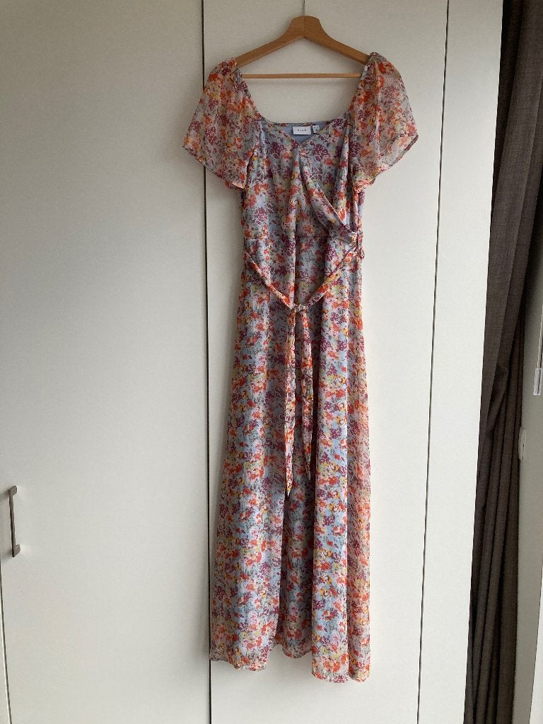 Jurk Vila, Kleding | Dames, Maat 38/40 (M), Vila, Ophalen of Verzenden, Zo goed als nieuw