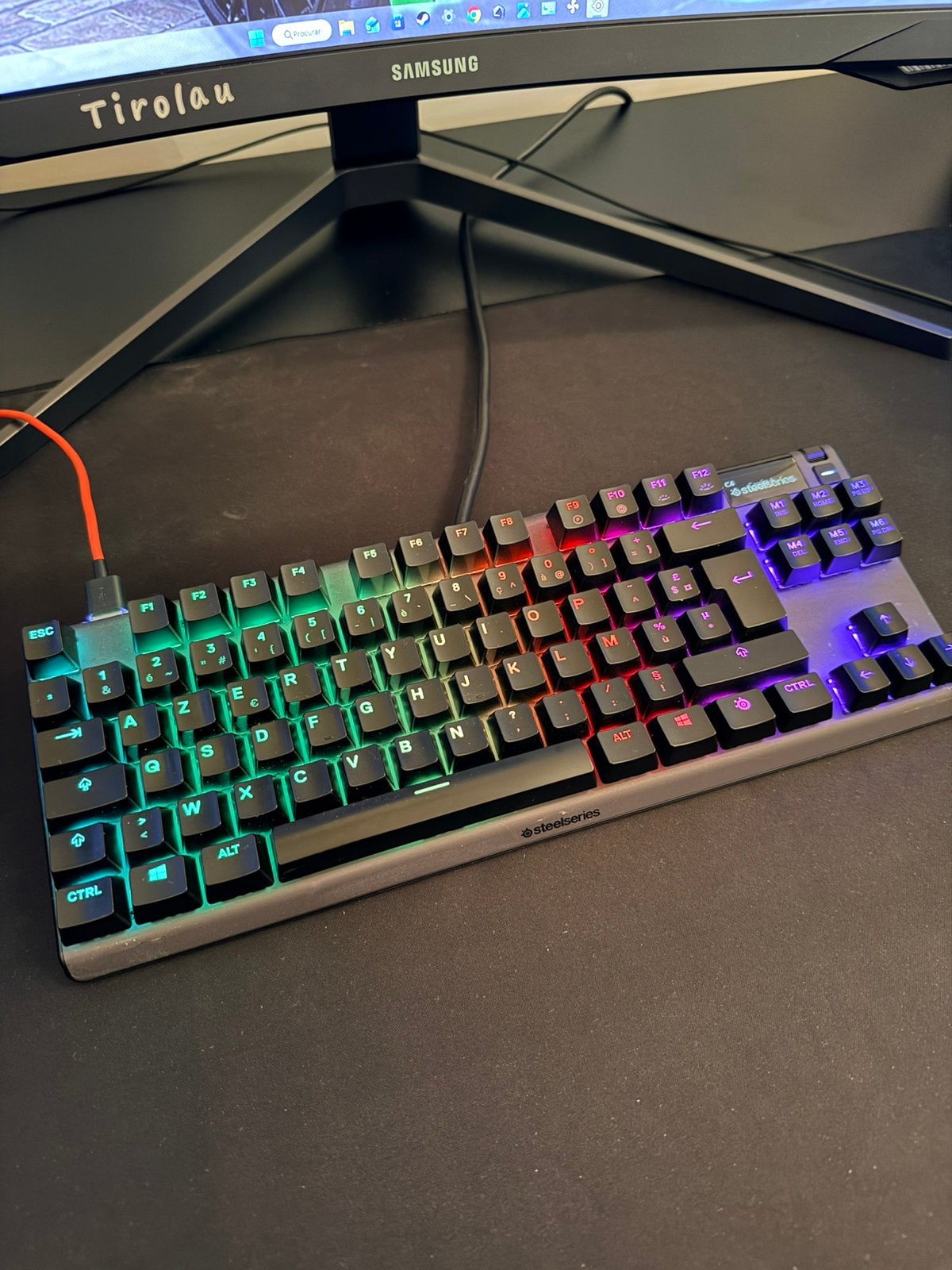 Clavier gamer steelseries Apex 7 TKL, Ophalen, Zo goed als nieuw, Gaming toetsenbord