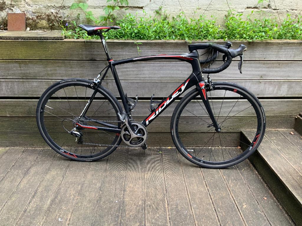 Vélo route Ridley, 28 inch, Gebruikt, Velgrem, 15 tot 20 versnellingen