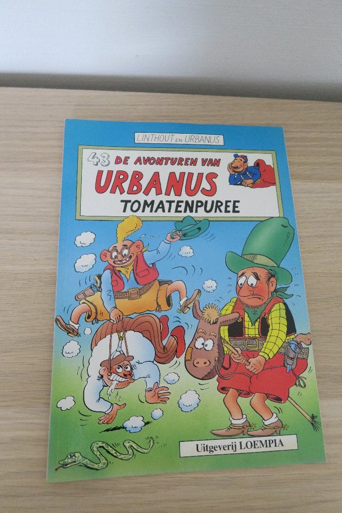 Urbanus- Tomatenpuree, Gelezen, Linthout en Urbanus, Eén stripboek, Ophalen of Verzenden