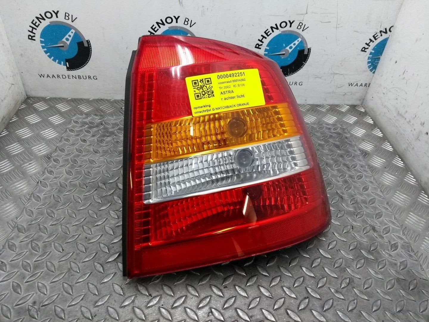 OPEL ASTRA  2.2-16V Sport Ed.II  ACHTERLICHT R 9117403 2002, Ophalen of Verzenden, Gebruikt, ARN erkend