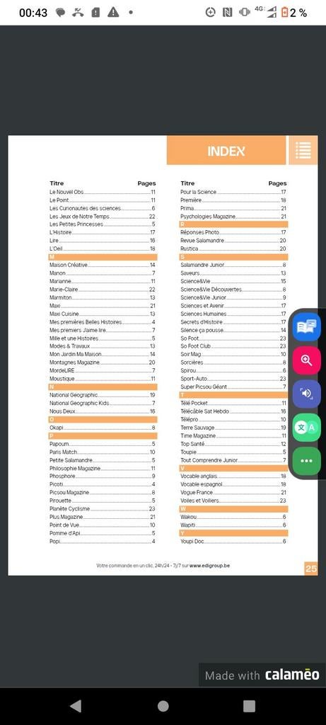 Journaux et magazines numériques, Enlèvement ou Envoi