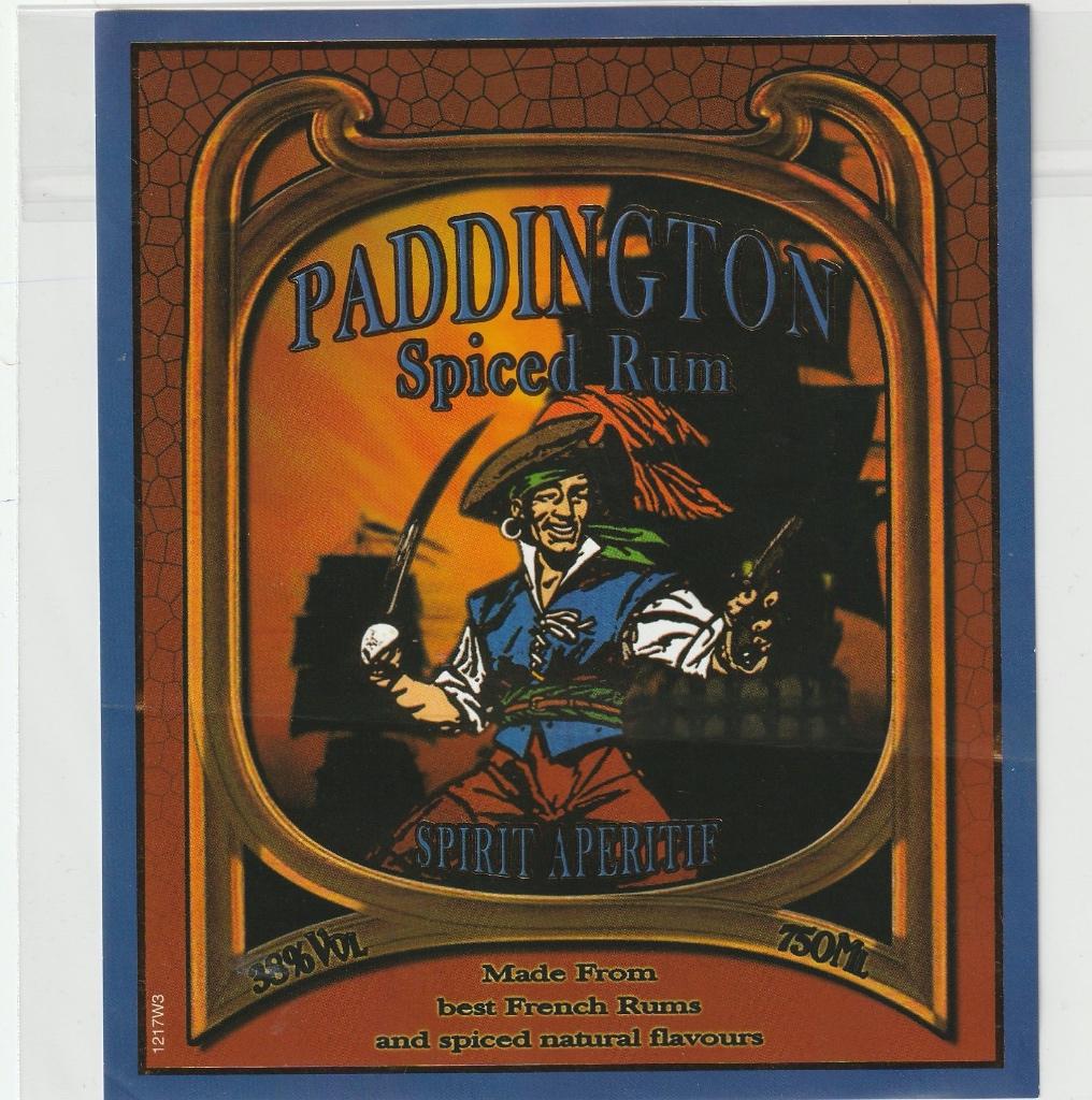 oud Rhum etiket Paddington, Collections, Enlèvement ou Envoi, Comme neuf, Autres types