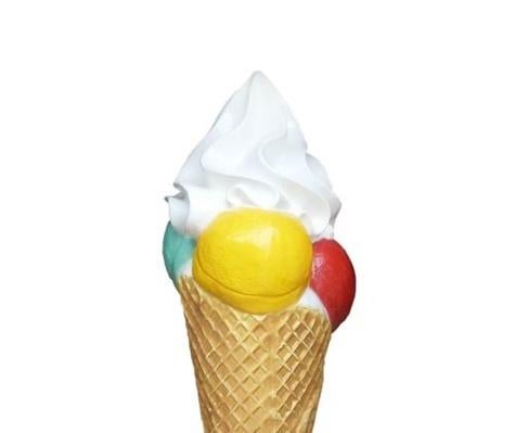 Crème glacée mobile 195 cm - 4 boules de cornet à glace, Enlèvement, Neuf