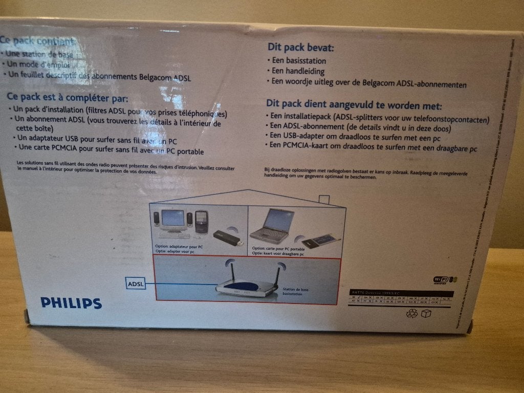 Belgacom ADSL draadloze draadloze modemrouter, Ophalen of Verzenden, Zo goed als nieuw, Router