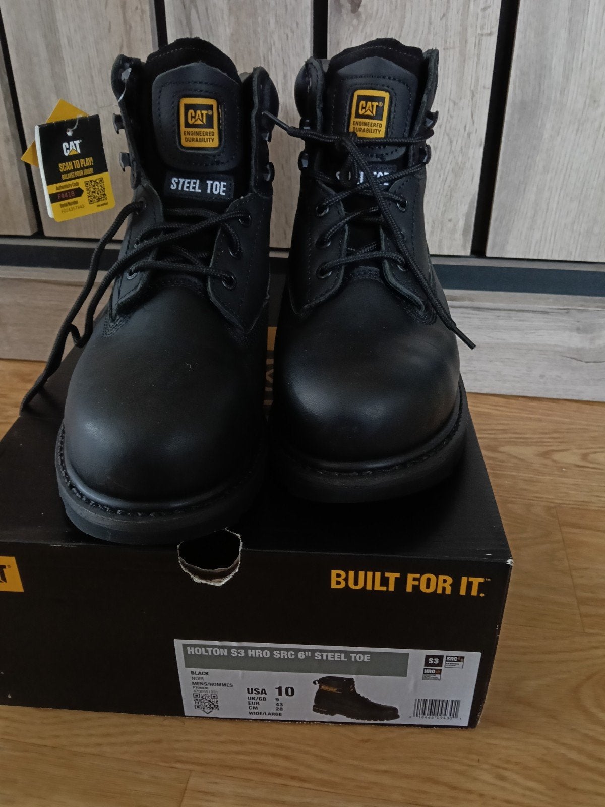 nieuw Caterpillar werkschoenen, Ophalen