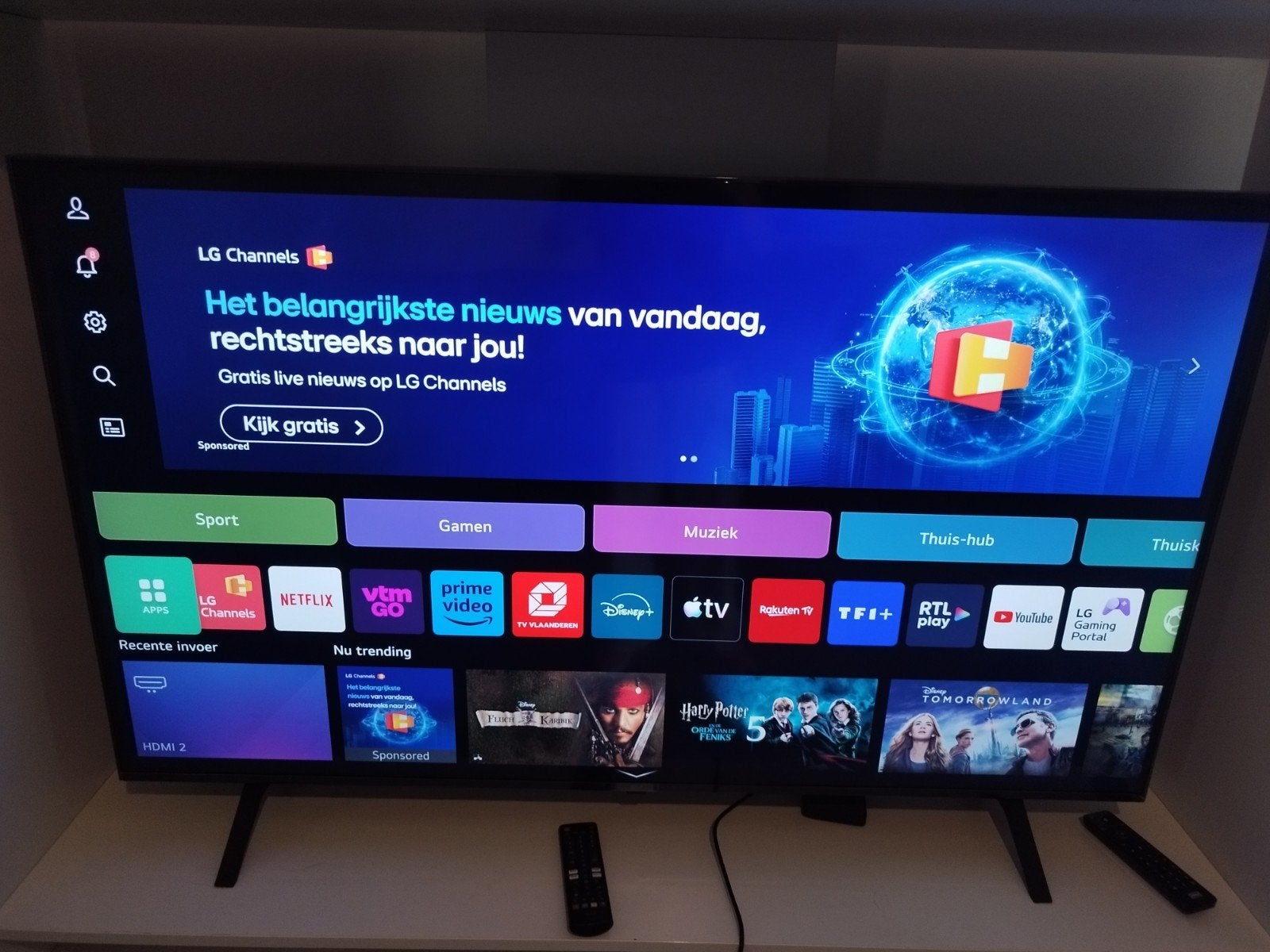 LG smart led UHD tv als nieuw zelden gebruikt, Ophalen, LED, LG, Smart TV