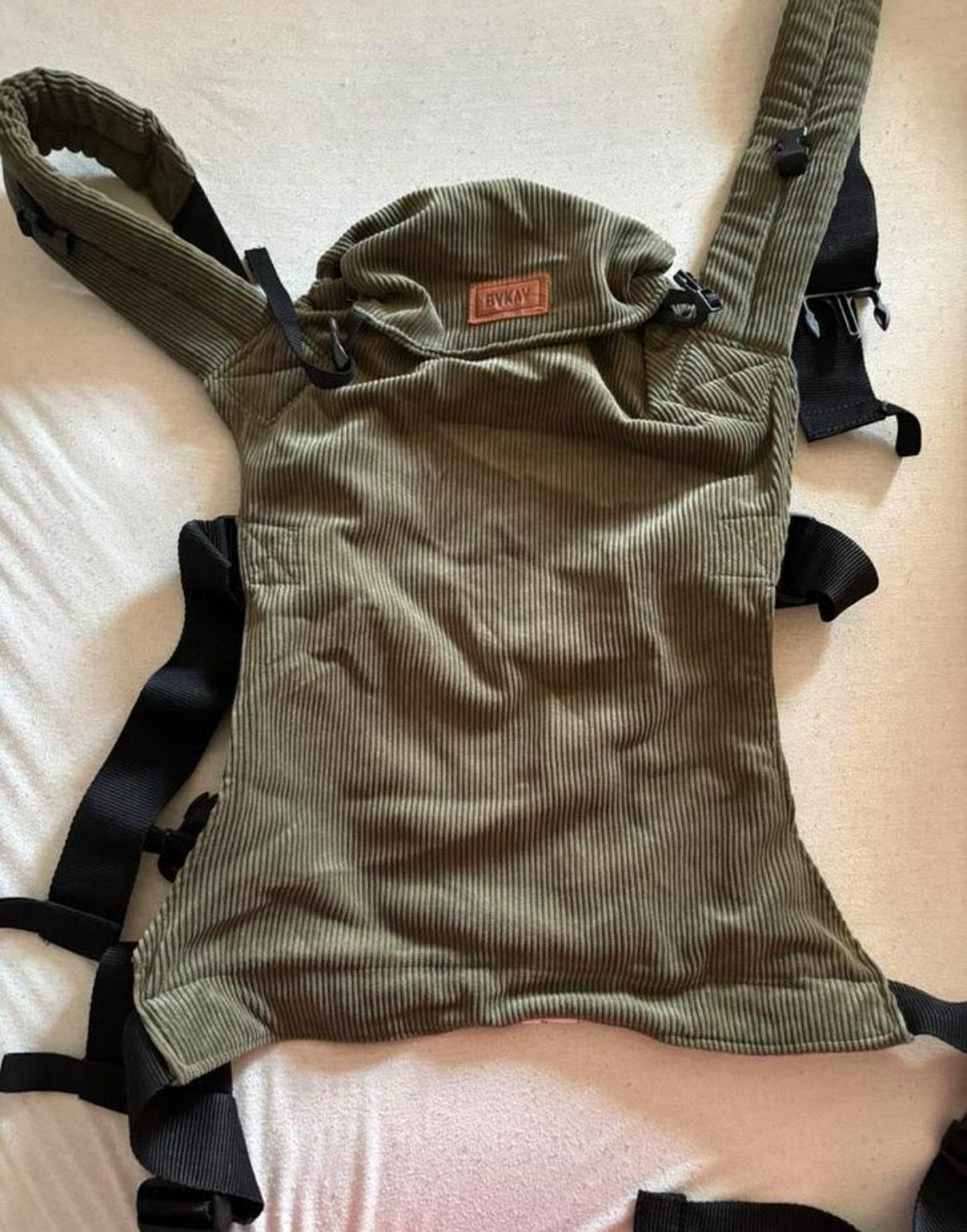 Draagzak Bykay, voetenzak, babydrager, Kinderen en Baby's, Babydragers en Draagdoeken, Ophalen, Zo goed als nieuw, Draagzak