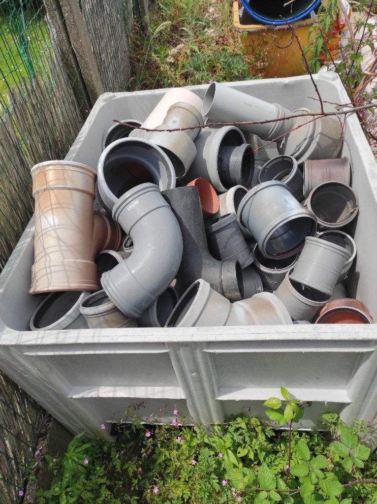 Pvc buizen, Doe-het-zelf en Bouw, Ophalen, Zo goed als nieuw, PVC, Bochten