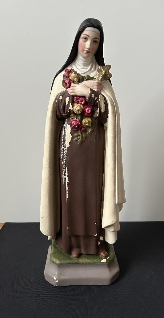 Belle statue : Thérésia van Lisieux - 41,50 cm - Plâtre, Enlèvement ou Envoi