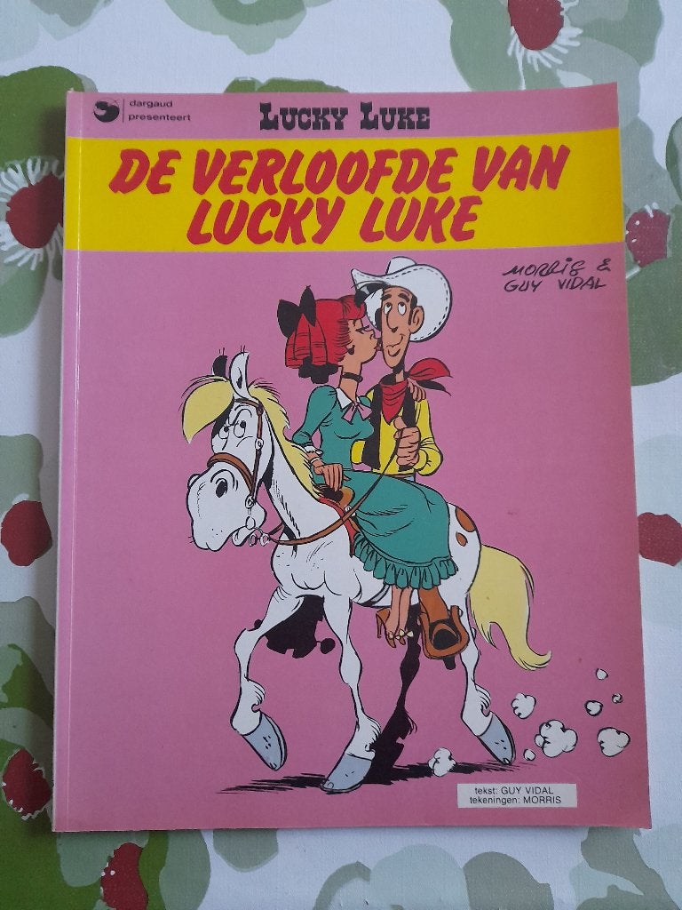 Lucky Luke "de verloofde van Lucky Luke"eerste druk 1985, Ophalen of Verzenden, Zo goed als nieuw
