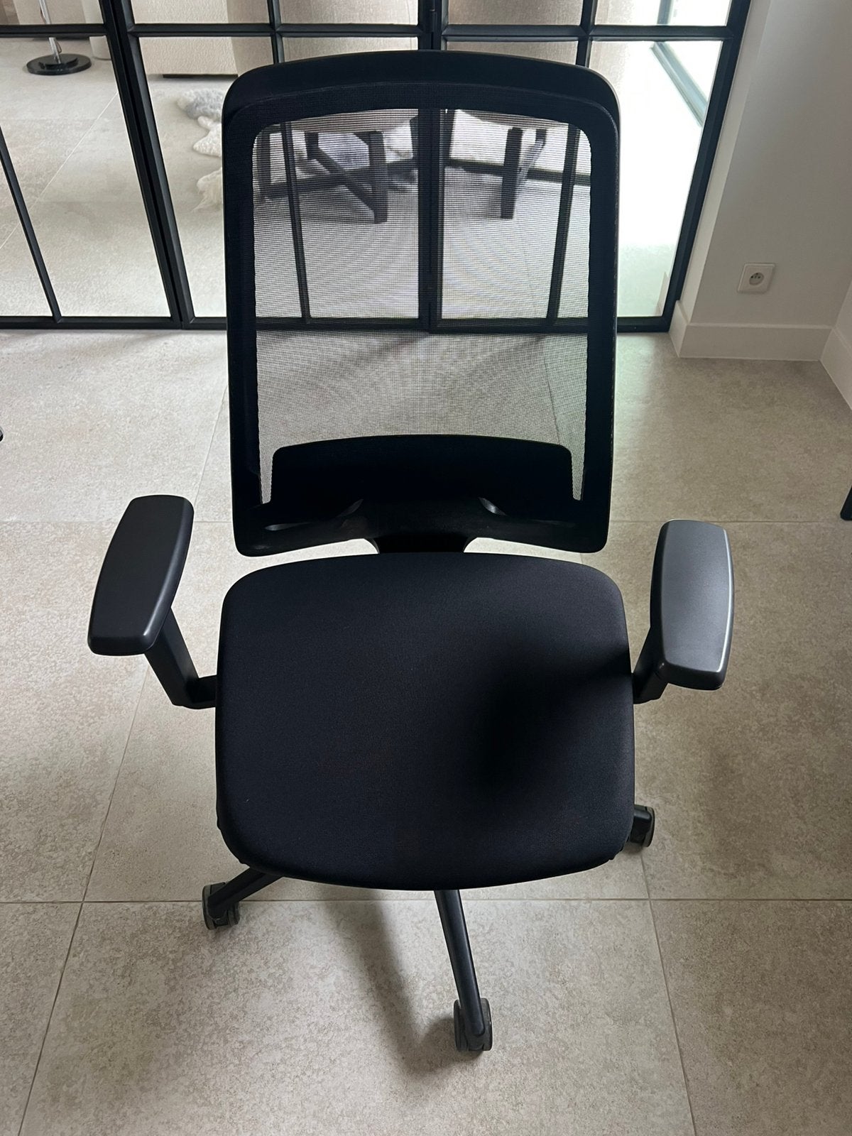 Bureaustoel interstuhl professionele qualiteit, Maison & Meubles, Chaises de bureau, Enlèvement, Comme neuf, Jaune, Chaise de bureau