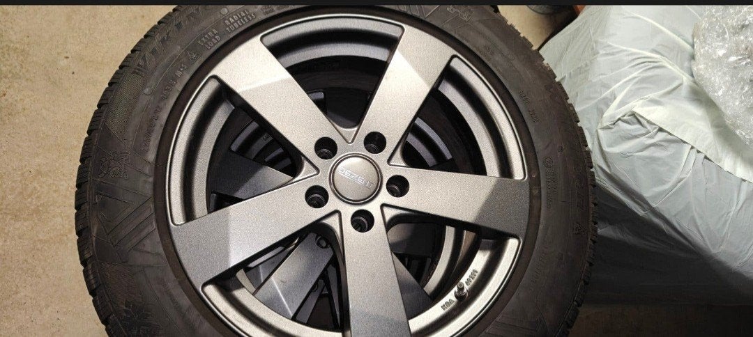 winterbanden met allu velg, Ophalen, Jeep