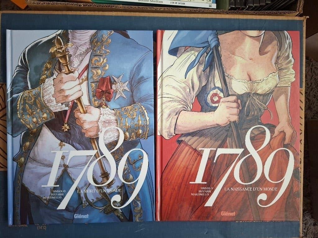 1789 LA MORT ET LA NAISSANCE D'UN MONDE TOMES 1-2 COMPLET EO, Série complète ou Série, Enlèvement ou Envoi, Comme neuf