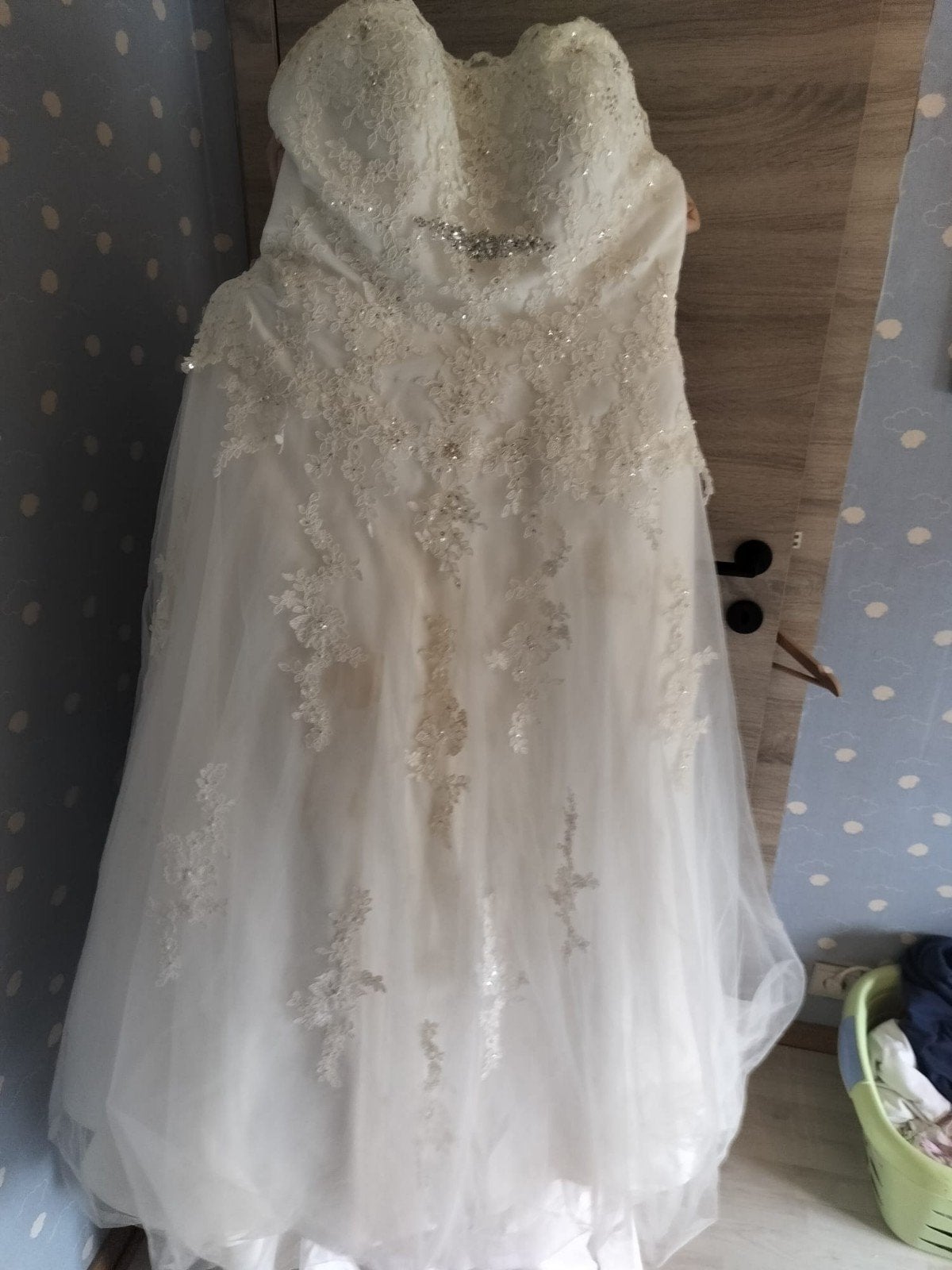 mooi trouwkleed  42, Ophalen, Zo goed als nieuw, Trouwjurk