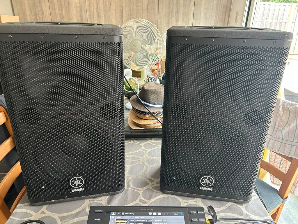 Yamaha DSR-112 actieve speakers (x2) topstaat, Ophalen, Zo goed als nieuw, 1000 watt of meer, P.A.