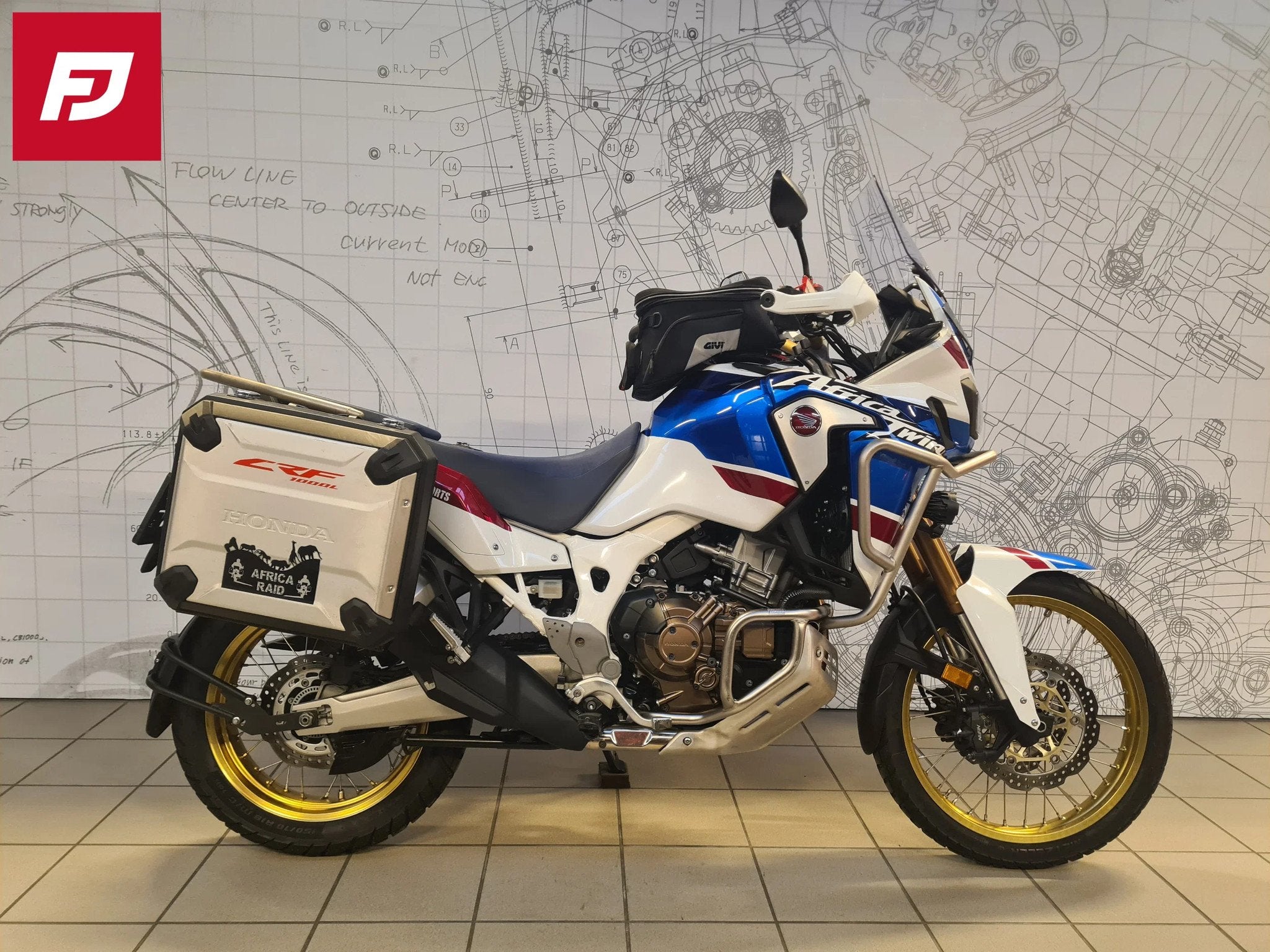 Honda CRF 1000 Africa Twin Adventure Sport Dct (bj 2019), Motoren, Overig, Automaat, Gebruikt, Bedrijf