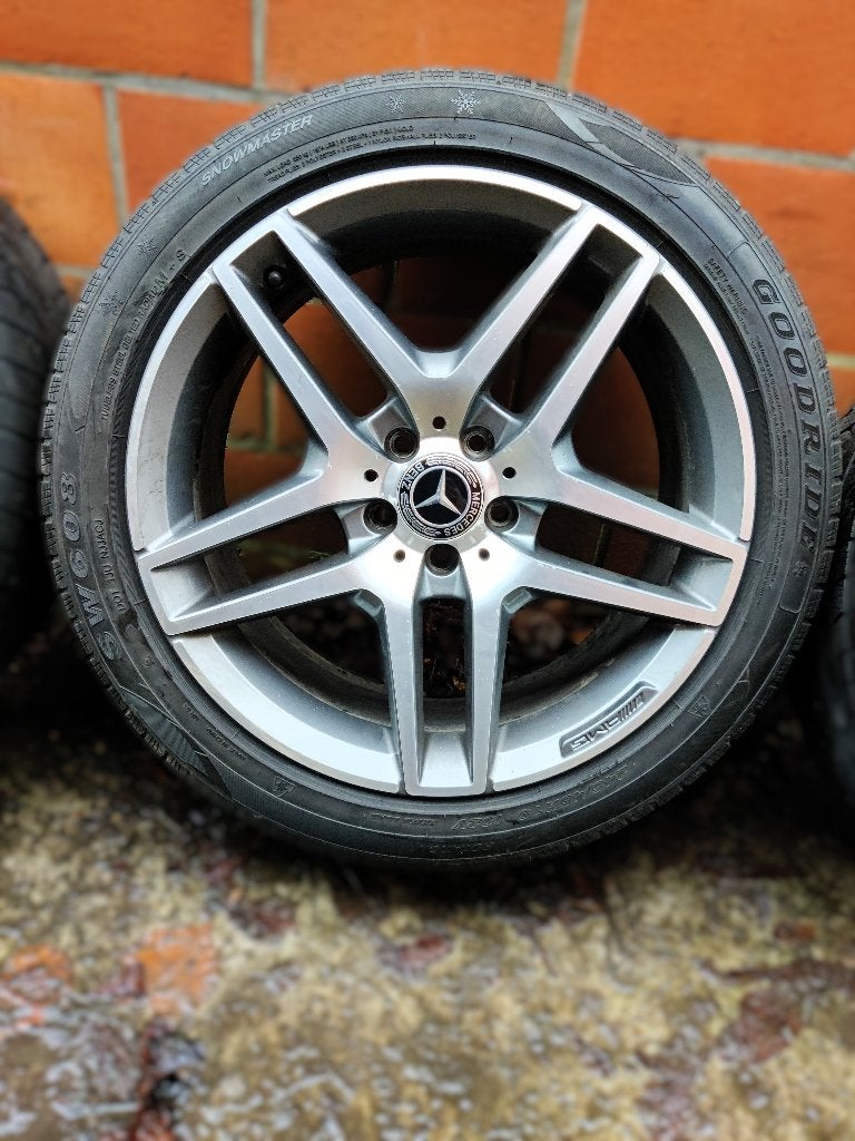 Jantes original AMG en 19 pouce, Pneus et Jantes, Véhicule de tourisme, Utilisé, Pneus hiver