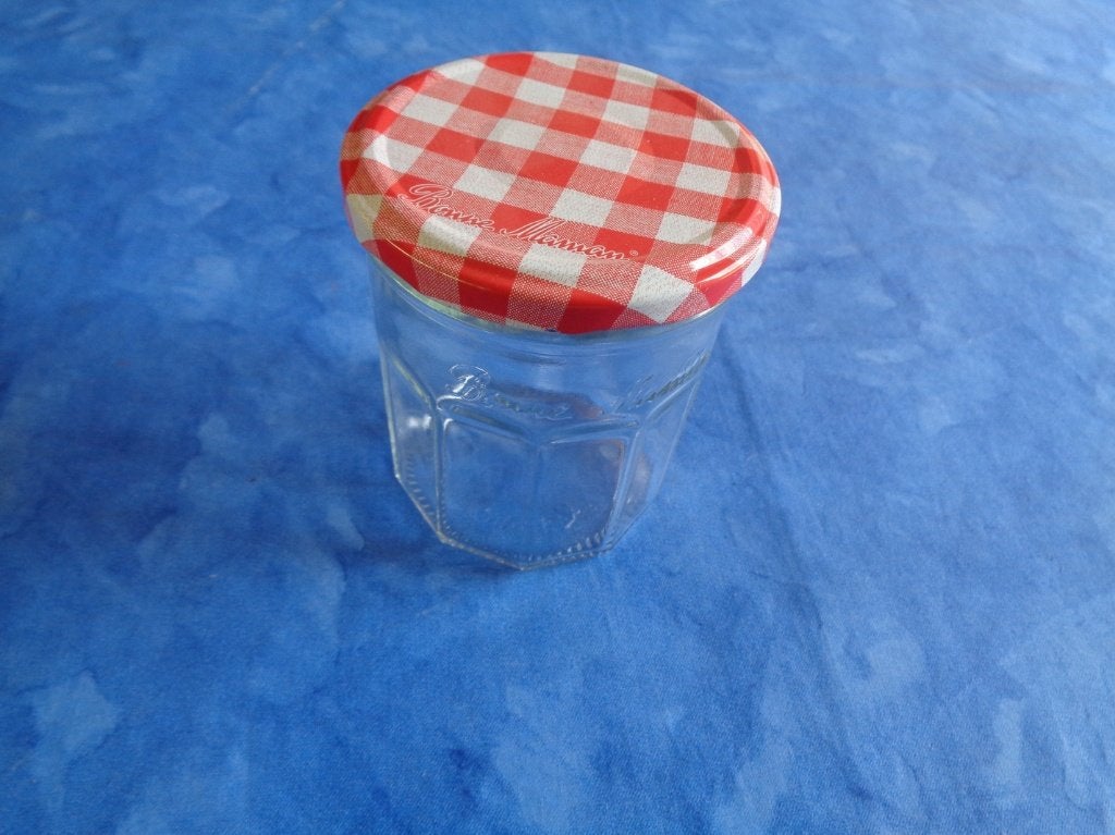 Bocaux confiture. Marque: "Bonne Maman"., Verre ou Verres, Verre, Enlèvement, Utilisé