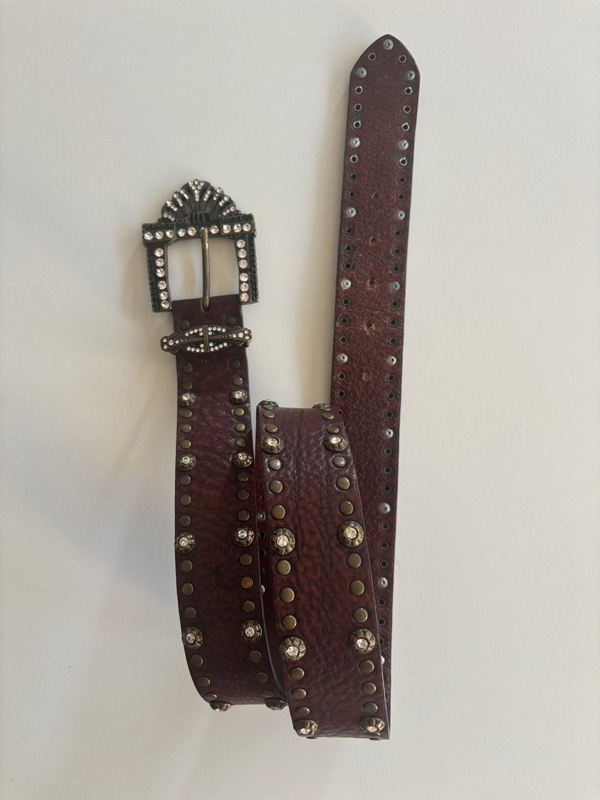 Ceinture Nanni Milano marron 90, Kleding | Dames, Riemen en Ceinturen, Ophalen of Verzenden, Zo goed als nieuw, Heupriem