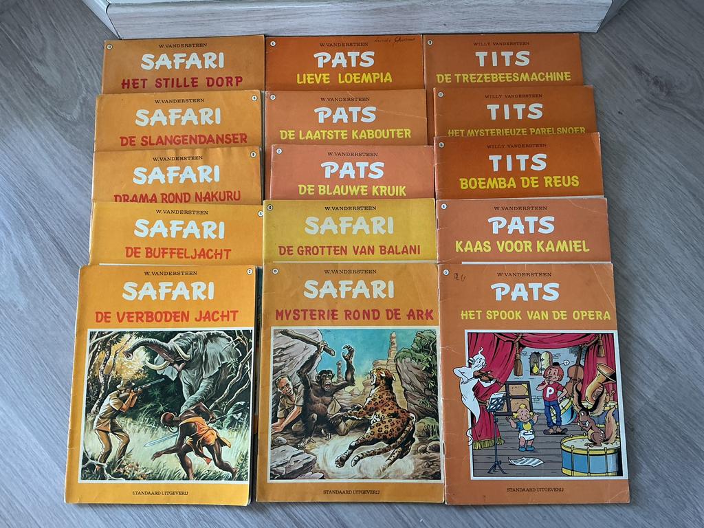 Strips Safari, Pats en Tits, Ophalen, Gelezen