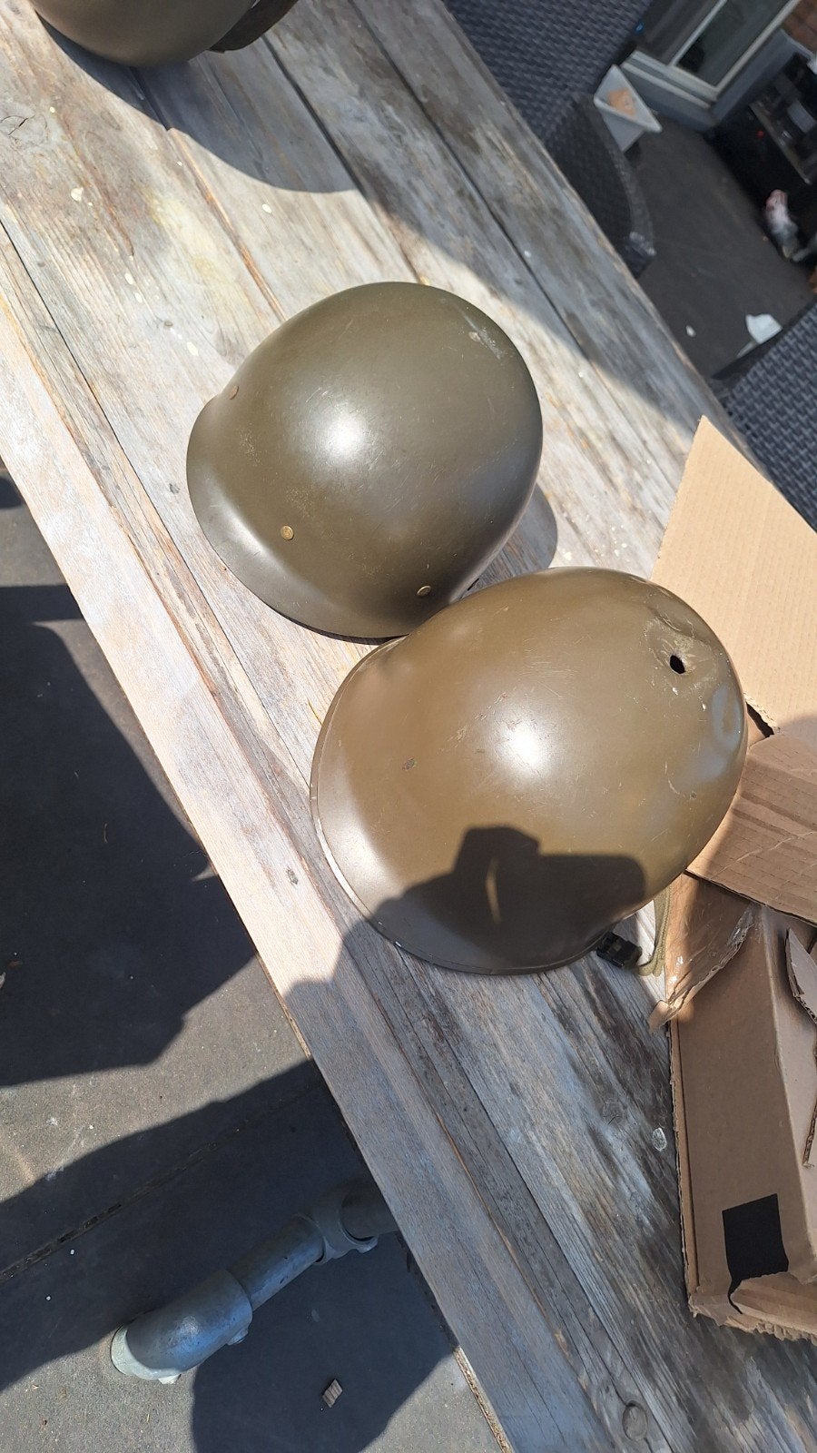 Nederlandse M53 helm uit 1960, Verzamelen, Ophalen of Verzenden, Landmacht, Helm of Baret
