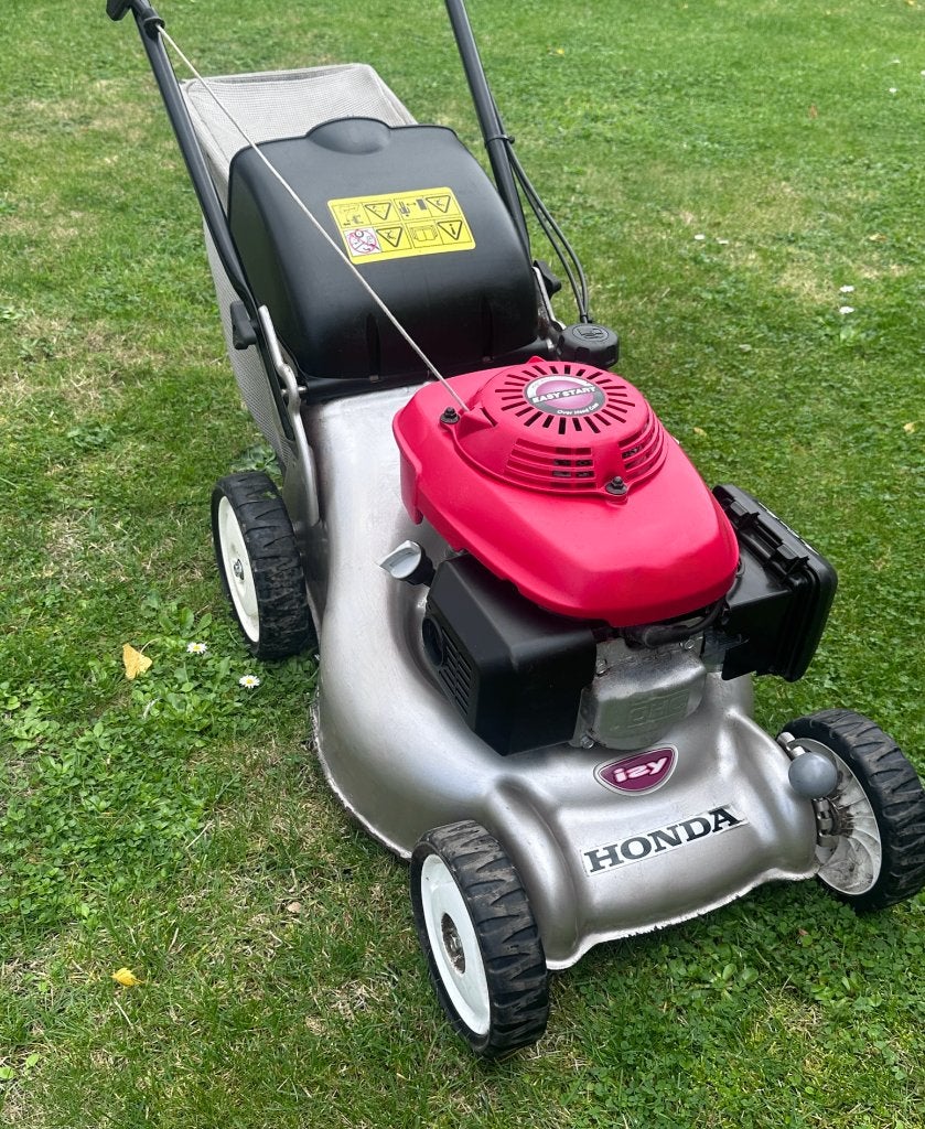 Honda grasmachine (zelftrekkend)., Tuin en Terras, Ophalen, Cirkelmaaier, Honda., Zo goed als nieuw
