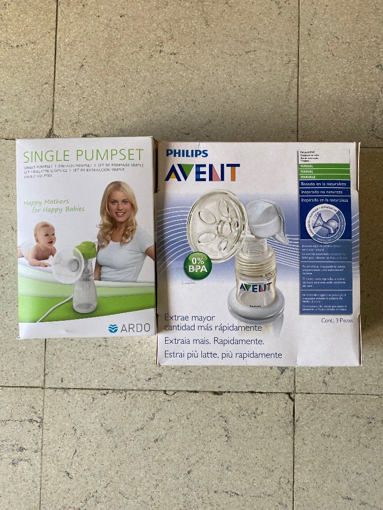 Babyspullen kolfmachine en draagbare zitje, Ophalen, Gebruikt