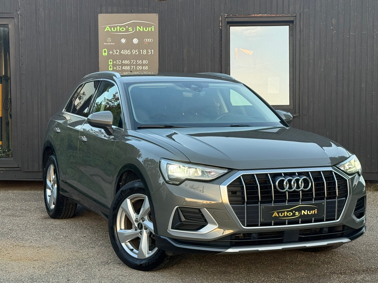 Audi Q3 new 35tdi 2021 diesel automaat leder navi, Autos, Cuir, Argent ou Gris, Achat, Euro 6