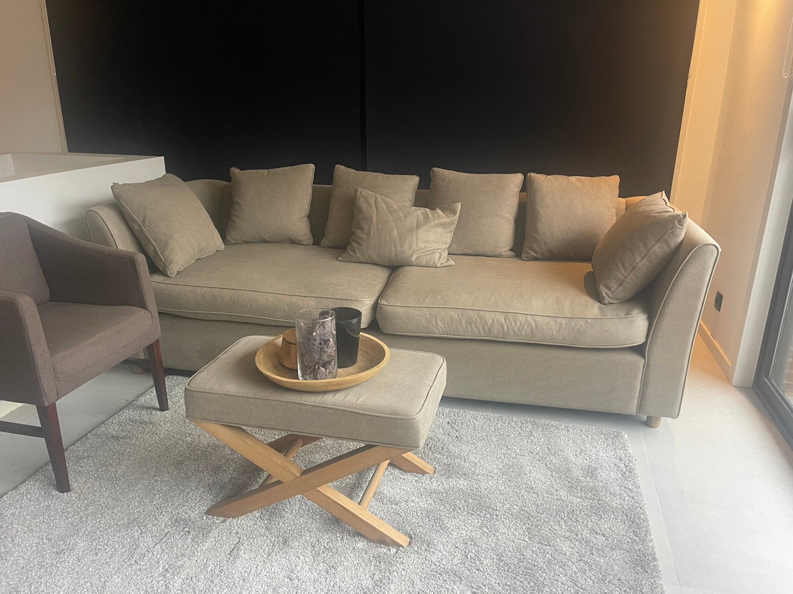 Mooie comfortabeke 4 zit Flamant, Maison & Meubles, Enlèvement, Comme neuf, Landelijk