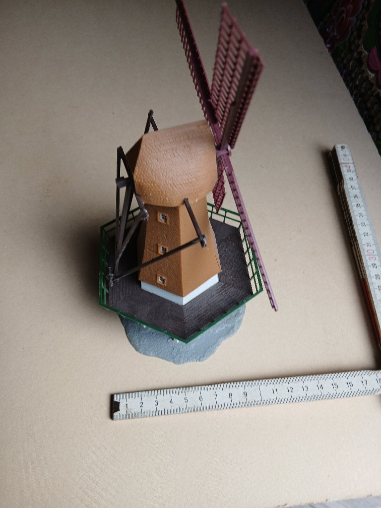 Moulin à vent néerlandais, Hobby & Loisirs créatifs, Trains miniatures | HO, Autres marques, Enlèvement ou Envoi, Utilisé, Pont, Tunnel ou Bâtiment
