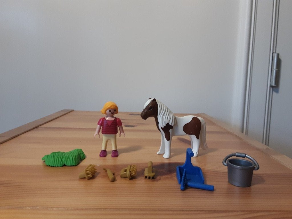 Playmobil fille et poney - complet, Enlèvement ou Envoi, Comme neuf, Kit complet, Figurines