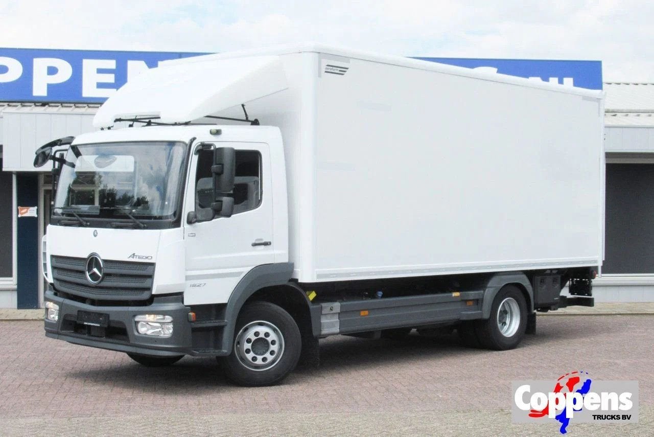 Mercedes-Benz Atego 1527 L Bak + klep Euro 6, Automaat, Wit, Mercedes-Benz, Bedrijf
